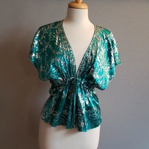 kimono top with butterfly sleeves